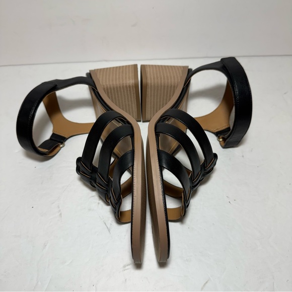 Vionic Maisy Sandals Black Leather
Sz 8.5 Wide Block Heel Slingback Strappy - Picture 10 of 14